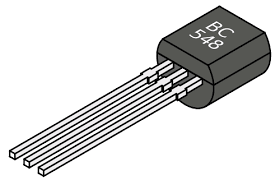Universal transistor BC548.